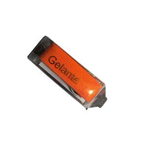 Gelante Orange Canvas Web D-Ring Belt S/M